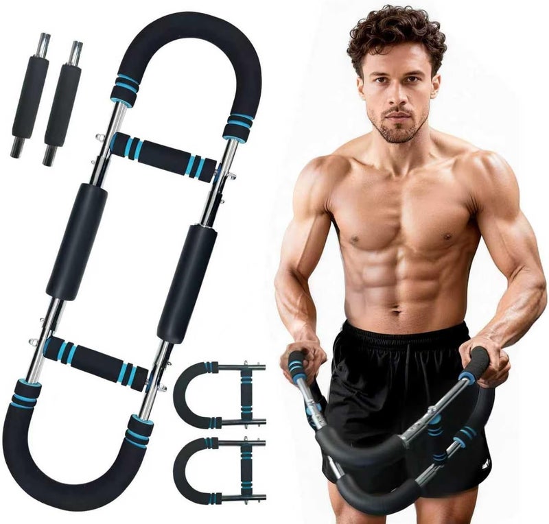 DERACY Twister Arm Trainer, Adjustable 60 - 110 Lbs Resistance Forearm Strengthener, Chest Workout Equipment, Arm Exerciser, Portable Home Gym Fitness Equipment - Image 1